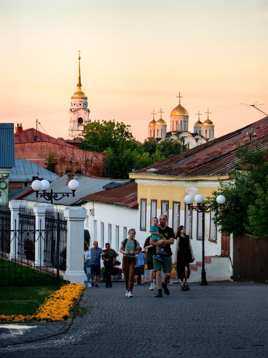 пешая прогулка по владимиру
